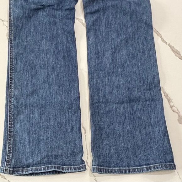 Calvin Klein | Medium Dark Wash Women’s Lean Bootcut Denim Blue Jeans Size 10 - Picture 10 of 16